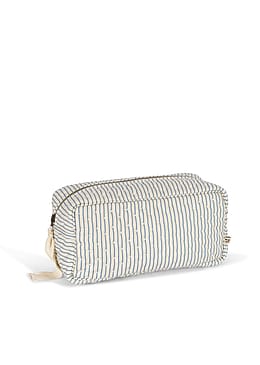 Konges Sløjd Small Quilted Toiletry Bag Stripe Bluie One Size
