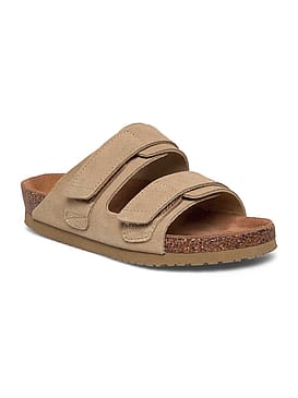 Rosemunde RHColina Leather Suede Strap Sandal Taupe 38