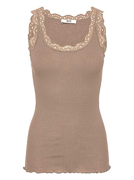 Rosemunde RMWBalta Modal SL U-Neck Top Mocha Meringue S