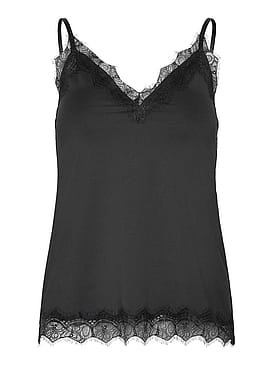 Rosemunde Bridget SL Lace Strap Top Black S