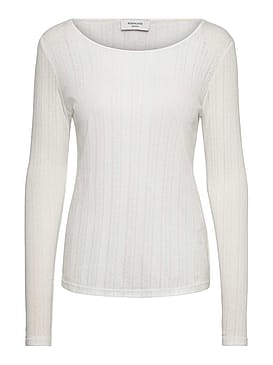 Rosemunde Bambi LS Pointelle New white L