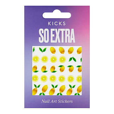KICKS Beauty Nail Decor Stickers Lemon