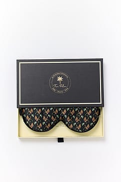 Fan Palm Silkemaske Black Hummingbird