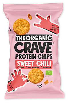 The Organic Crave Økologiske Protein Chip Sweet chili 75 g