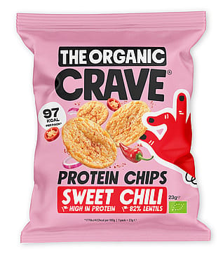 The Organic Crave Protein Chips Sweet chili
