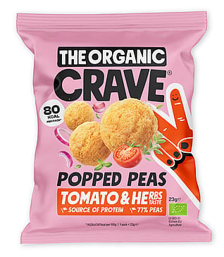 The Organic Crave PopPeas Tomato & herbs