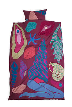 OMHU Sengelinned Bordeaux Str 140x200 cm