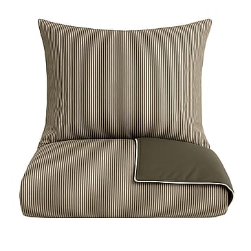 OMHU Pin stripe bomuldssatin