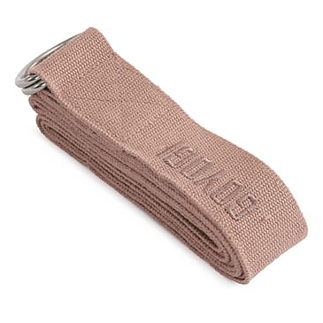 GOYOGI Organic Cotton Yoga Strap Rose
