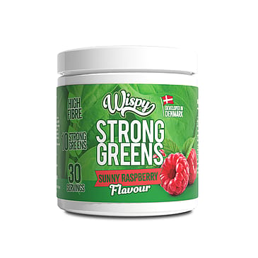 Wispy Nutrition Strong Greens 300 g Sunny Raspberry