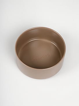 nordog Madskål i Keramik Kakao