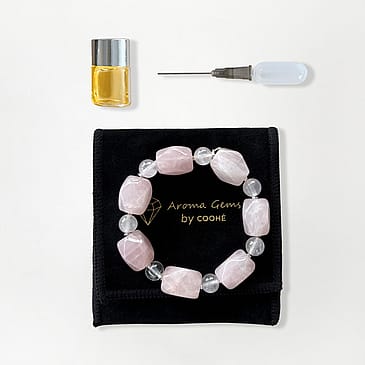 COOHÉ LOVE| Rose Quartz Aroma Bracelet