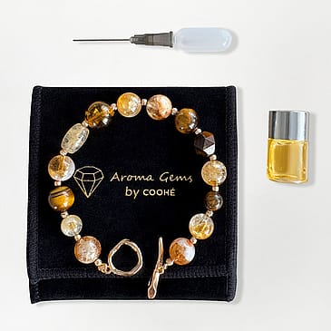 COOHÉ JOY| Citrine Aroma Bracelet