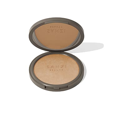 Sanzi Beauty Baked Powder Medium Deep Caramel – Warm