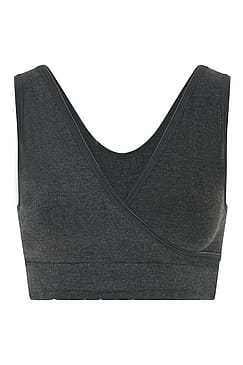 momkind Crossover Bra Charcoal S/M