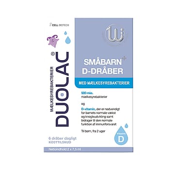 DUOLAC Daglig+ Småbarn 2 x 7,5 ml