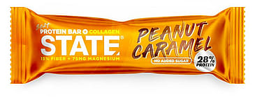 State Drinks Protein+ Bar Peanut Caramel Orange 50 g