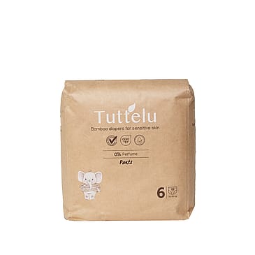 Tuttelu Bambusbukseble str. 6, 22 stk (16-26 kg)