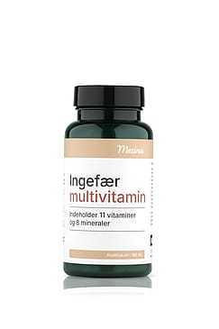 Mezina Ingefær og Multivitaminer 180 stk