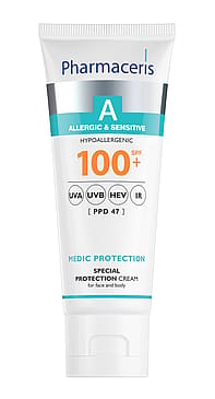 Pharmaceris Medic protection Speciel beskyttende creme SPF 100 + Til ansigt og krop 75 ml