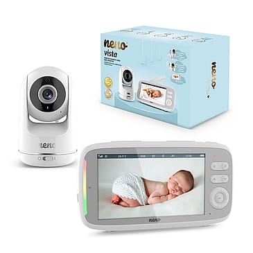 Neno Babyalarm Video Vista 5-Tommer Hvid