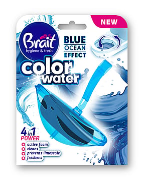 Brait Toilet Block Blue Water Color Ocean