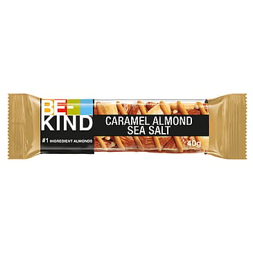 BE-KIND Nøddebar Caramel, Almond & Seasalt  40 g