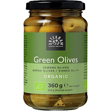 Urtekram Oliven grønne Ø 360 g