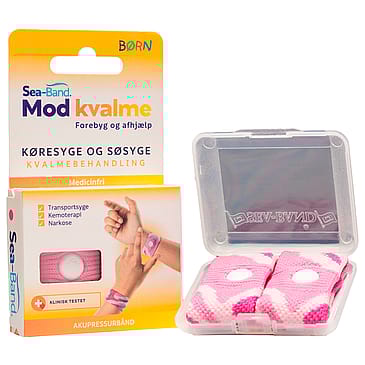 Seaband Akupressurbånd til børn 2 armbånd
