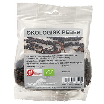 Natur Drogeriet Peber sort hel Ø 75 g