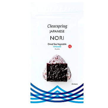 Clearspring Nori tang plader - ikke ristet 25 g