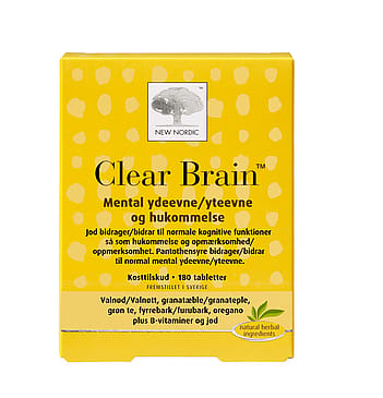 New Nordic Clear Brain 180 tabl.