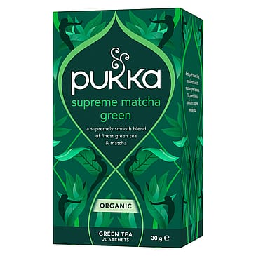 Pukka Supreme Matcha Green te Fairtrade Ø 20 breve