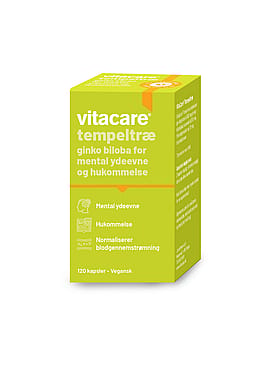 VitaCare Tempeltræ Ginkgo Biloba 120 kaps.