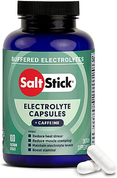 Saltsticks PLUS Saltkapsler med Koffein 100 kaps.