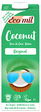 Ecomil Kokos mælk m. agave Ø 1 l