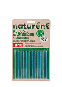 Plumbo Naturent Rørpinde afløbsrens 12 stk