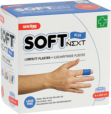 Snögg Skumforbinding Soft Next 45m × 6cm Blå Latexfri