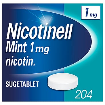 Nicotinell Mint Sugetablet 1 mg 204 stk