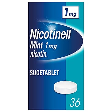 Nicotinell Mint Sugetablet 1 mg 36 stk