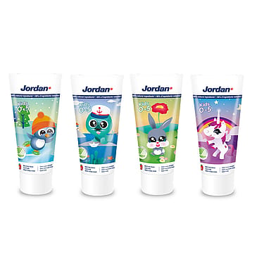 Jordan Tandpasta Børn 0-5 år 50 ml - 1stk (asst. farver)