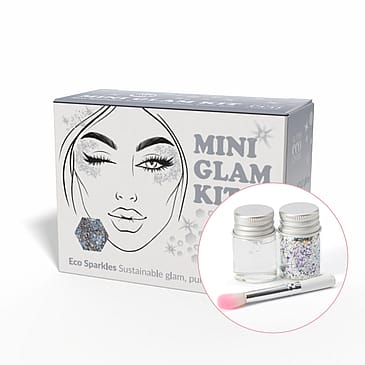 Glitter Eco Lovers Mini Glam Kit Silver Holo