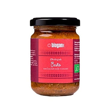 Biogan Pesto rød Vegan Ø 120 g
