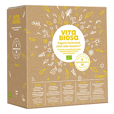 Vita Biosa Fermenteret Drink med Mælkesyrebaktier Ingefær Ø 3 l