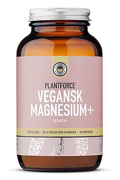 Plantforce Magnesium+ Vegansk Lemon 160 g