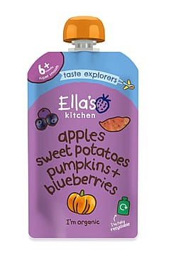 Ella's Kitchen Babymos søde kartofler,græskar æble & blåbær (6 mdr) Ø 120 g