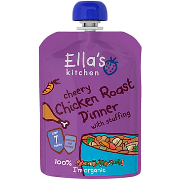 Ella's Kitchen Babymos kylling & grøntsager (7 mdr) Ø 130 g