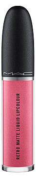 MAC Retro Matte Liquid Lipcolor Metallic Rose