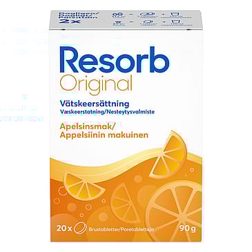 Resorb Original Appelsin 2 x 10 stk.