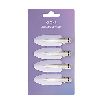 KICKS Beauty Make Up Hair Clips Lilac